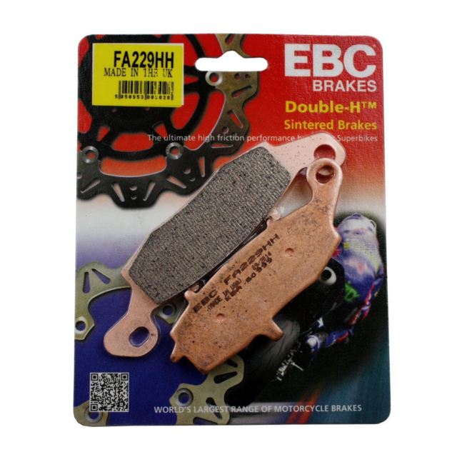 EBC Brakes DoubleH Sintered Superbike Brake Pads Front FA229HH